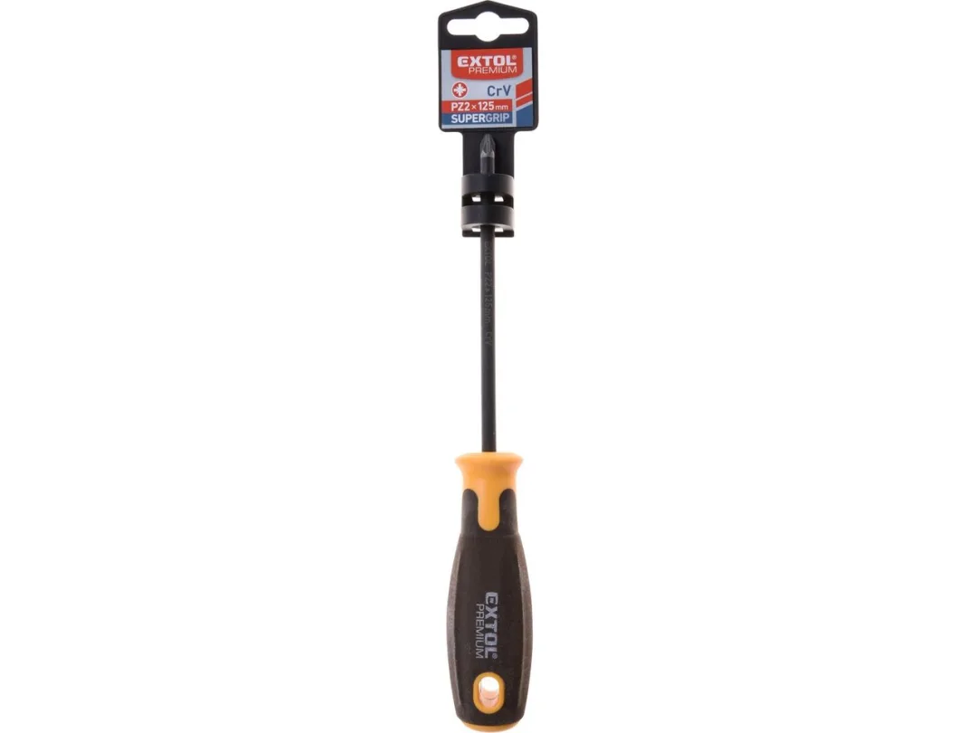 šroubovák křížový PZ SUPERGRIP, PZ 2x125mm, CrV a
