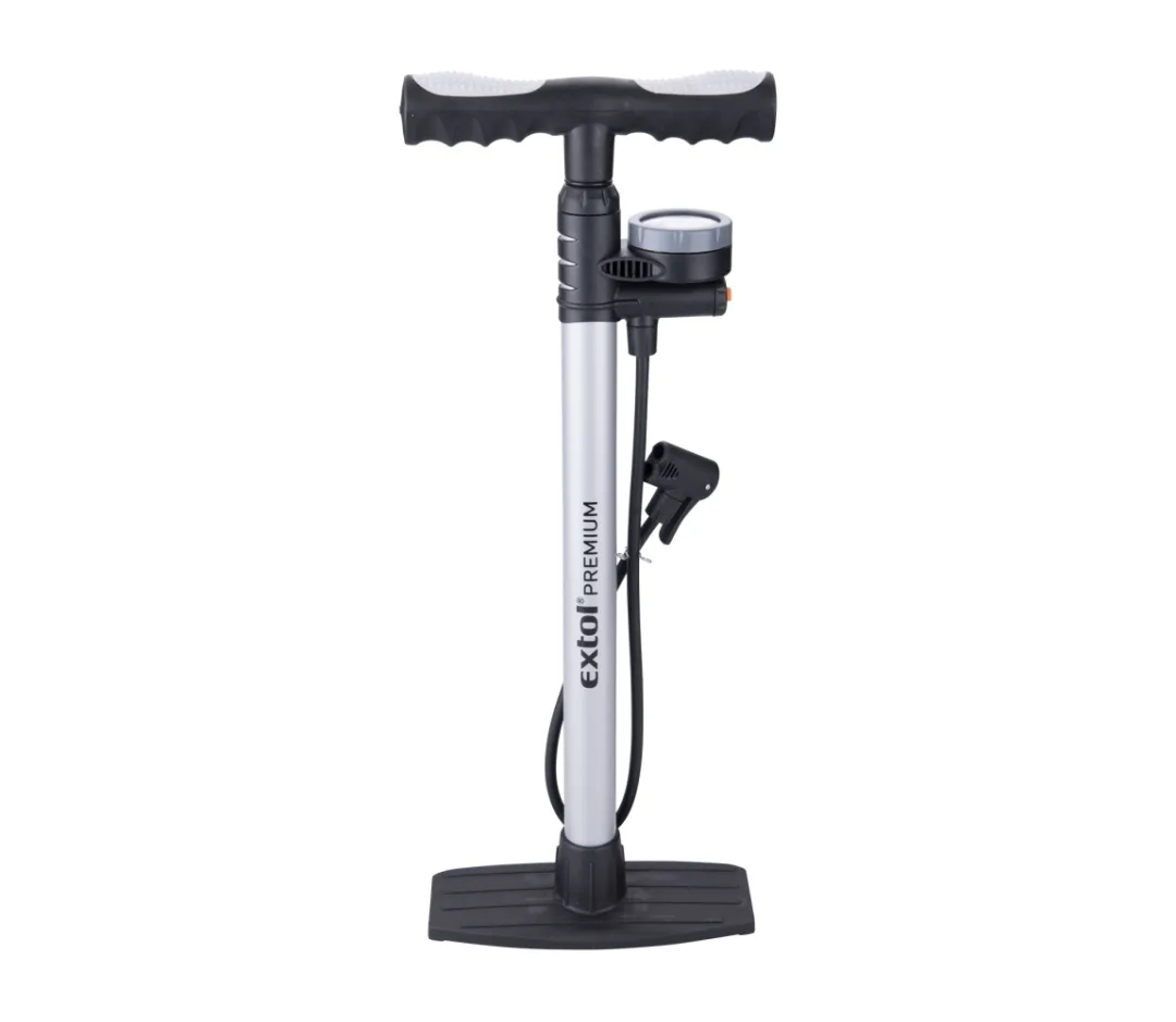 pumpa na kolo s manometrem a upouštěcím ventilem, 120PSI/8bar pumpa na kolo s manometrem a upouštěcím ventilem, 120PSI/8bar