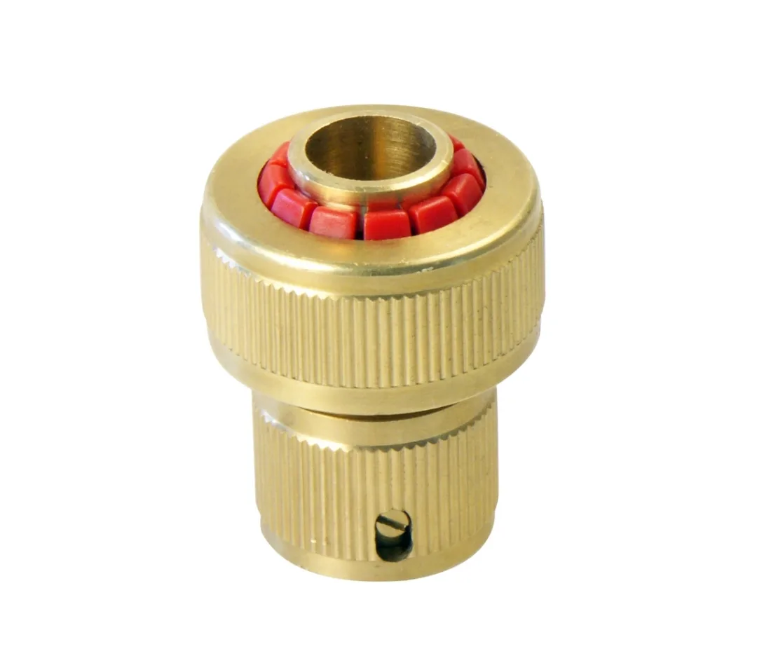 rychlospojka na hadici, 3/4", STOP ventil, MOSAZ