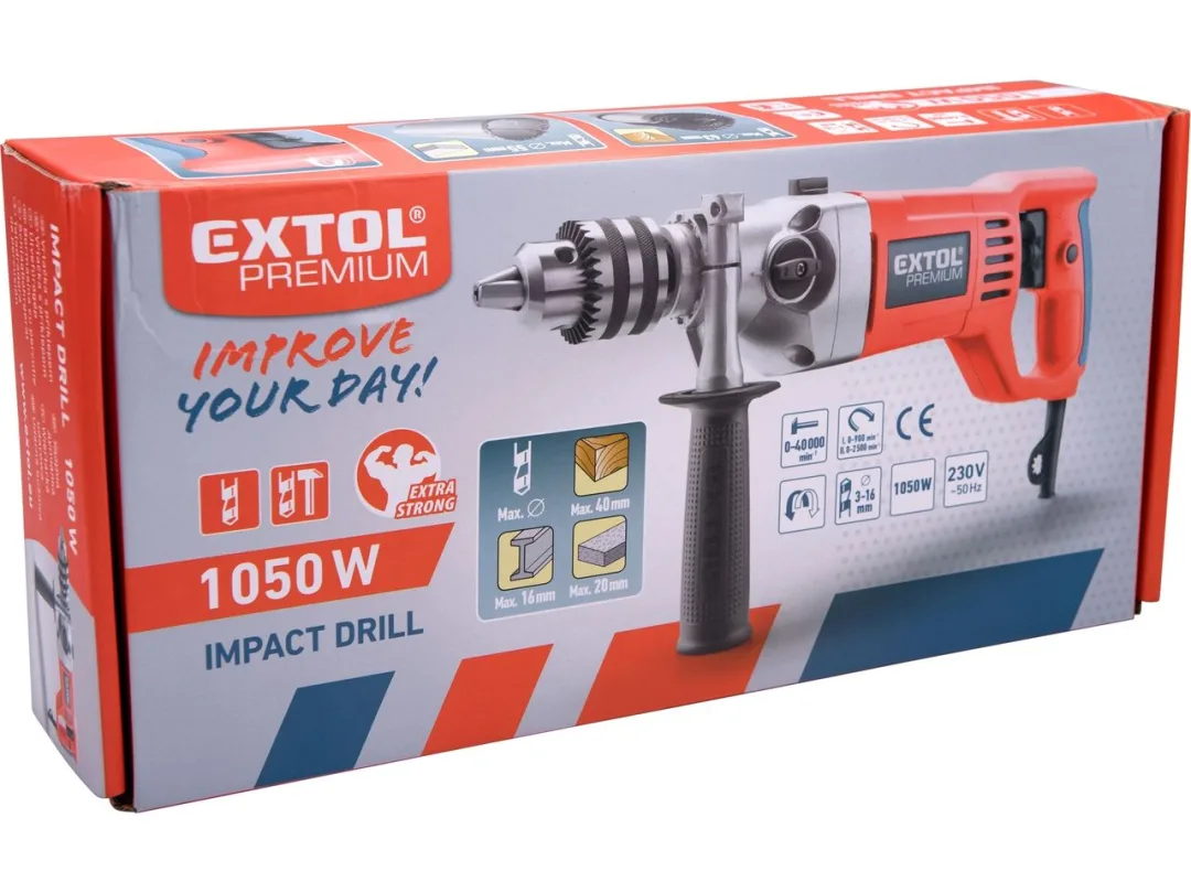 vrtačka s příklepem, 1050W j