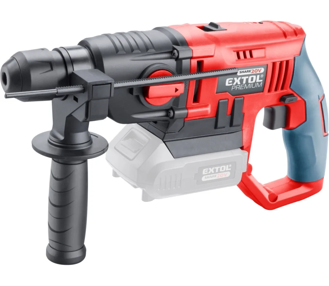 kladivo vrtací aku SHARE20V, SDS plus, 20V Li-ion, bez baterie a nabíječky kladivo vrtací aku SHARE20V, SDS plus, 20V Li-ion, bez baterie a nabíječky