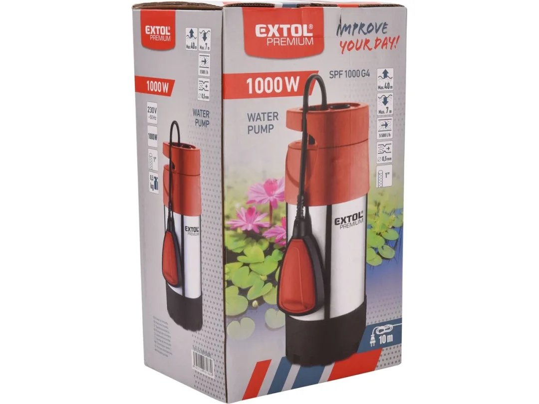 čerpadlo ponorné tlakové, 1000W, 5500l/hod a