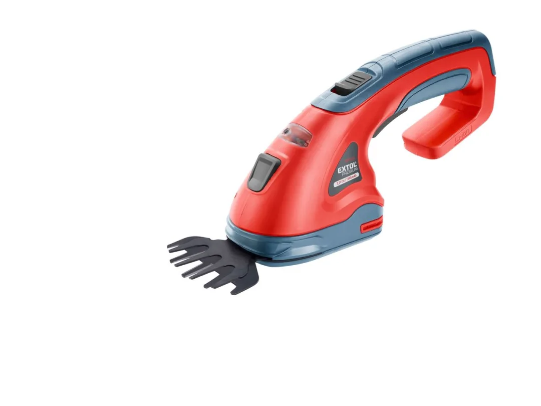 nůžky na trávu a živé ploty aku s teleskopickou násadou, 7,2V Li-ion, 1500mAh a