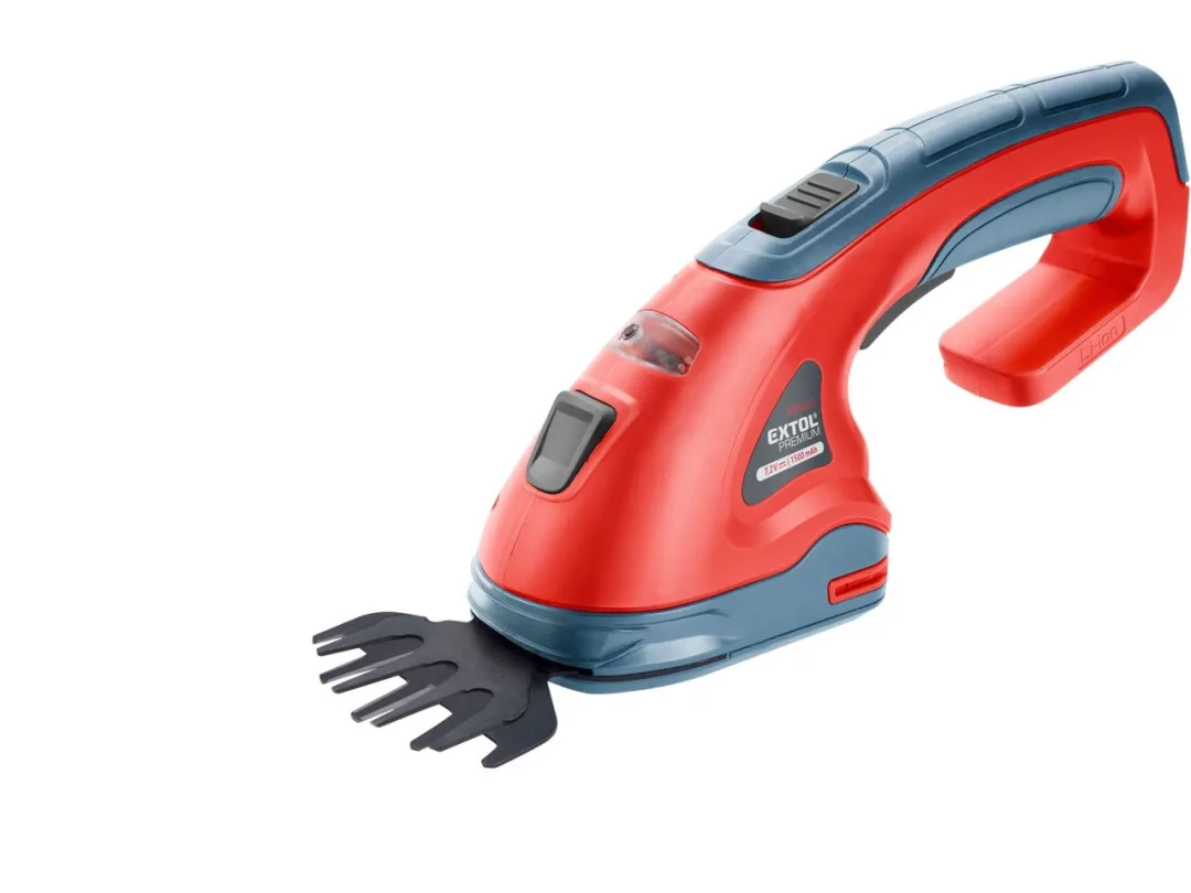 nůžky na trávu a živé ploty aku s teleskopickou násadou, 7,2V Li-ion, 1500mAh c