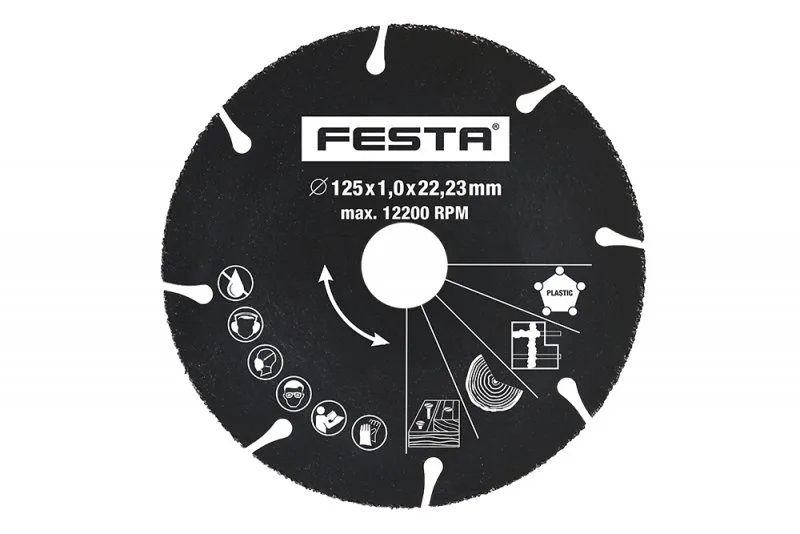 Řezný kotouč univerzální 125x1x22,2mm Řezný kotouč univerzální 125x1x22,2mm