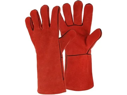 Rukavice CXS PATON RED, svářecí, červené, vel. 10 Rukavice CXS PATON RED, svářecí, červené, vel. 10
