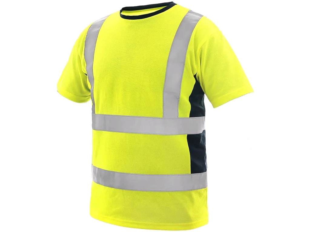 Tričko EXETER, výstražné, pánské, žluté, vel. 2XL Tričko EXETER, výstražné, pánské, žluté, vel. 2XL