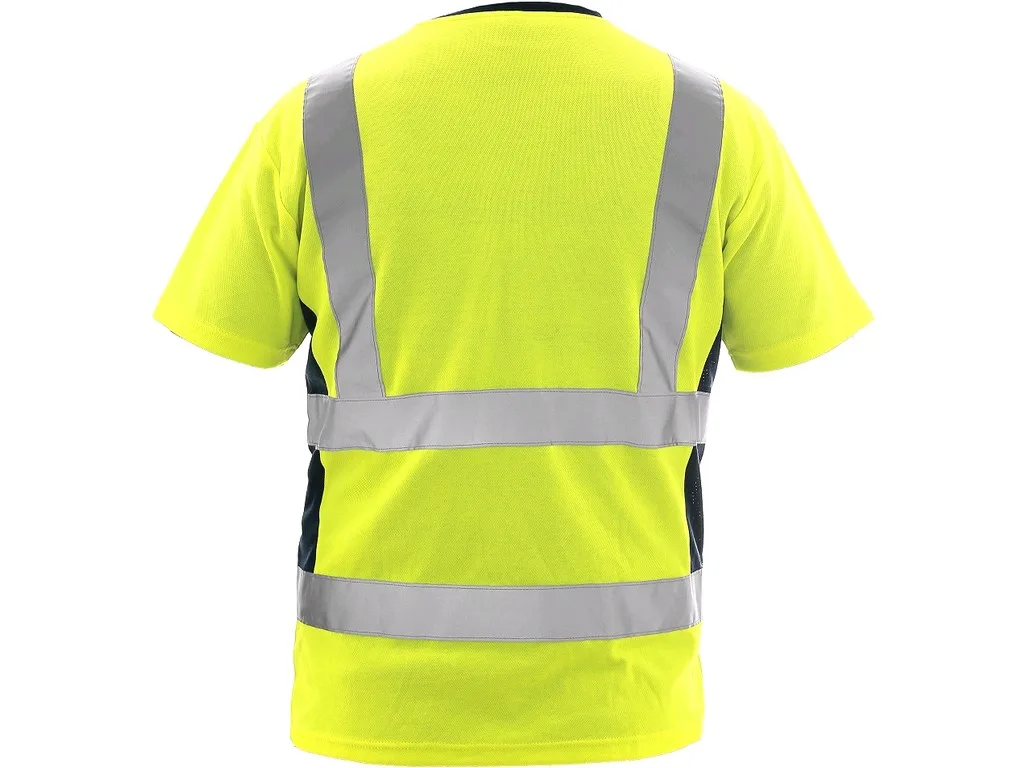 Tričko EXETER, výstražné, pánské, žluté, vel. 2XL a