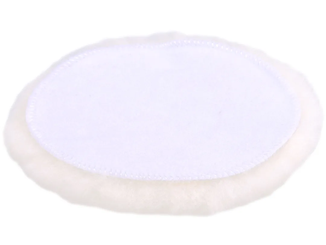 kotouč leštící vlněný, ovčí rouno, T160, 125mm, suchý zip b