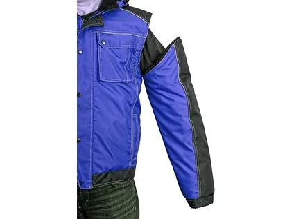 Bunda CXS IRVINE, zimní, pánská, modro-černá, vel. M b