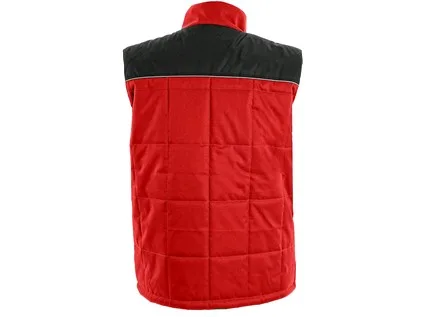 Pánská zimní vesta SEATTLE, červeno-černá, vel. 3XL a