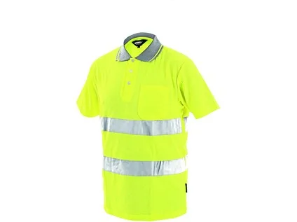 Pánská reflexní polokošile DOVER, žlutá, vel. L Pánská reflexní polokošile DOVER, žlutá, vel. L
