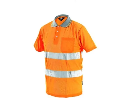Pánská reflexní polokošile DOVER, oranžová, vel. L Pánská reflexní polokošile DOVER, oranžová, vel. L