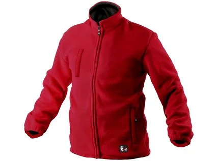 Pánská fleecová bunda OTAWA, červená, vel. 3XL Pánská fleecová bunda OTAWA, červená, vel. 3XL