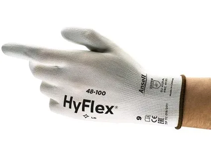 Povrstvené rukavice ANSELL HYFLEX 48-100, vel. 09 Povrstvené rukavice ANSELL HYFLEX 48-100, vel. 09