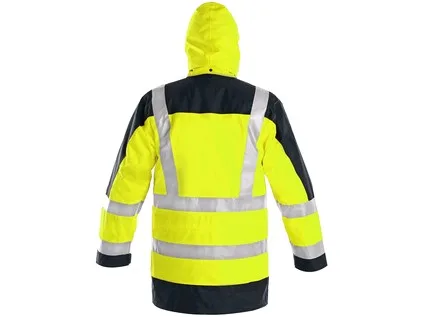Pánská reflexní bunda LONDON, 5v1, žluto-modrá, vel. 2XL a