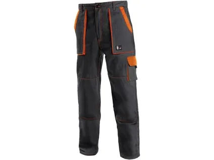 Kalhoty do pasu CXS LUXY JOSEF, pánské, černo-oranžové, vel. 66 Kalhoty do pasu CXS LUXY JOSEF, pánské, černo-oranžové, vel. 66