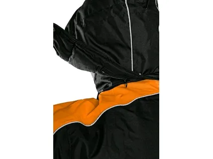 Bunda CXS BRIGHTON, zimní, černo-oranžová, vel. L b