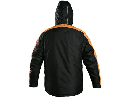Bunda CXS BRIGHTON, zimní, černo-oranžová, vel. 2XL a