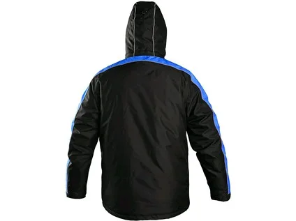 Bunda CXS BRIGHTON, zimní, černo-modrá, vel.XL a