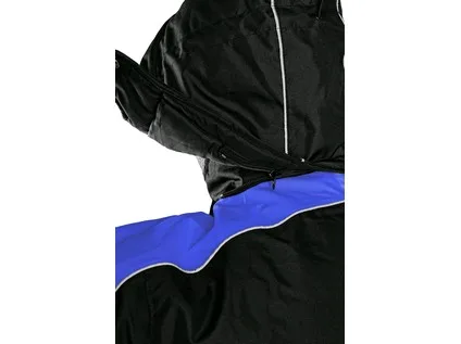 Bunda CXS BRIGHTON, zimní, černo-modrá, vel.4XL b