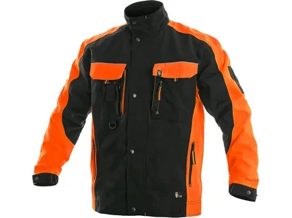 Blůza CXS SIRIUS BRIGHTON, černo-oranžová, vel.48 Blůza CXS SIRIUS BRIGHTON, černo-oranžová, vel.48