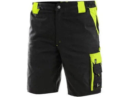 Kraťasy CXS SIRIUS BRIGHTON, pánské, černo-žluté, vel. 48 Kraťasy CXS SIRIUS BRIGHTON, pánské, černo-žluté, vel. 48