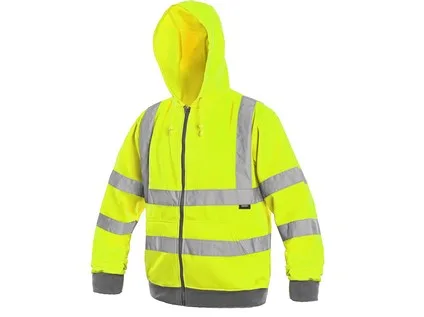 Mikina FROME, žlutá, vel. 2XL Mikina FROME, žlutá, vel. 2XL