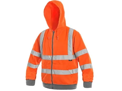 Mikina FROME, oranžová, vel. S Mikina FROME, oranžová, vel. S