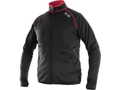 Mikina CXS TORONTO, pánská, černo-červená, vel. XL Mikina CXS TORONTO, pánská, černo-červená, vel. XL