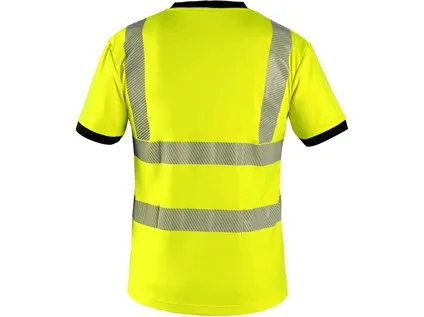 Tričko CXS RIPON, výstražné, pánské, žluto - černé, vel. M a