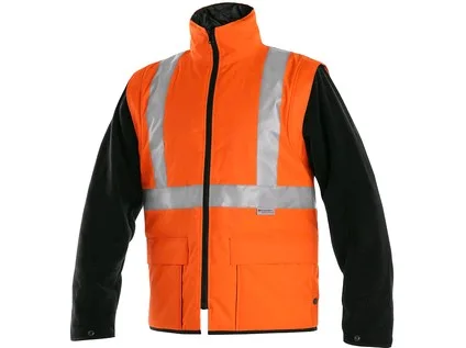 Výstražná bunda CXS LONDON, 5v1, pánská, oranžovo-modrá, vel. L b