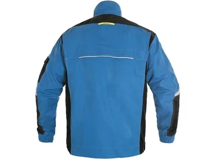 Blůza CXS STRETCH, 170-176cm, pánská, středně modrá-černá, vel. 64 a