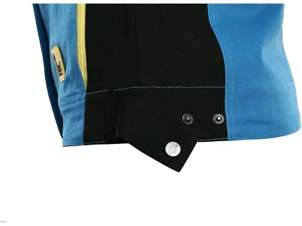 Blůza CXS STRETCH, 170-176cm, pánská, středně modrá-černá, vel. 64 b