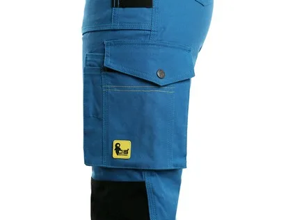 Kalhoty CXS STRETCH, 170-176cm, pánská, středně modrá-černá, vel. 58 d