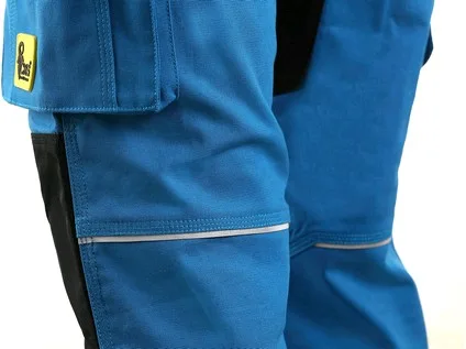 Kalhoty CXS STRETCH, 170-176cm, pánská, středně modrá-černá, vel. 64 e