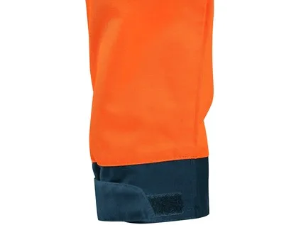 Blůza CXS HALIFAX, výstražná se síťovinou, pánská, oranžovo-modrá, vel. 50 c