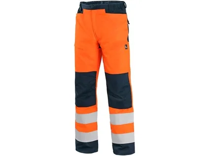 Kalhoty CXS HALIFAX, výstražné se síťovinou, pánské, oranžovo-modré, vel. 54 Kalhoty CXS HALIFAX, výstražné se síťovinou, pánské, oranžovo-modré, vel. 54