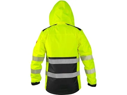 Bunda CXS BENSON, výstražná, zateplená, žluto-černá, vel. M a