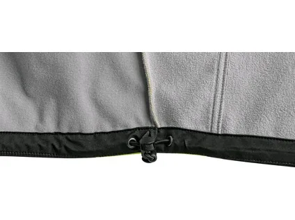 Bunda CXS BENSON, výstražná, softshell, žluto-černá, vel. S b
