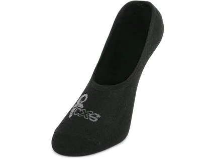 Ponožky CXS LOWER, ťapky, nízké, černé, balení po 3 párech, vel. 39-42