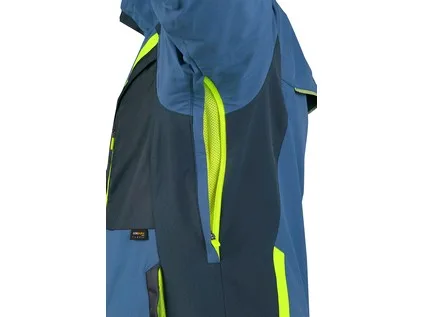 Blůza CXS NAOS, pánská, modro-modrá, HV žluté doplňky, roz. 54 c