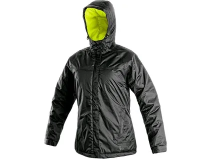 Bunda CXS KENOVA, zimní, dámská, černo-žlutá, vel. 3XL