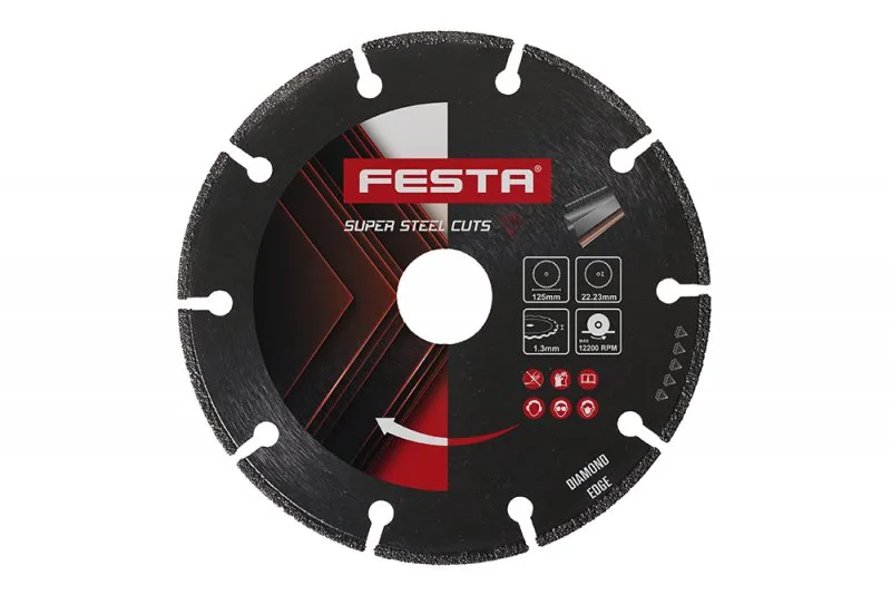 Diam. kotouč FESTA na kov 125x22, 2mm Diam. kotouč FESTA na kov 125x22, 2mm