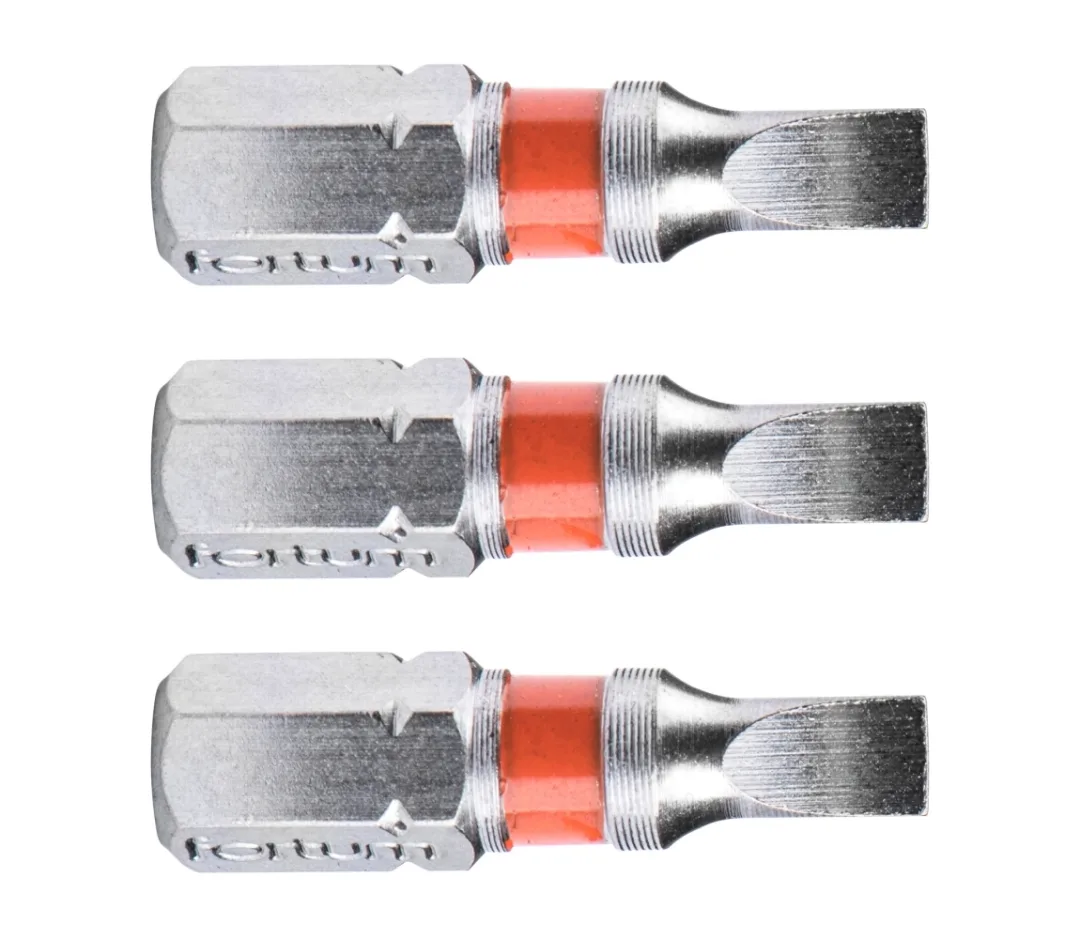 bit plochý sada 3ks, 4x25mm, S2 bit plochý sada 3ks, 4x25mm, S2
