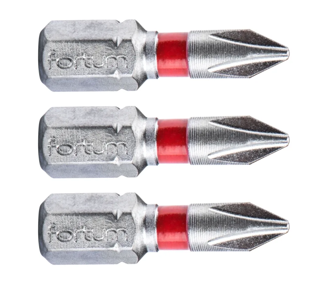 bit křížový phillips, sada 3ks, PH 1x25mm, S2 bit křížový phillips, sada 3ks, PH 1x25mm, S2