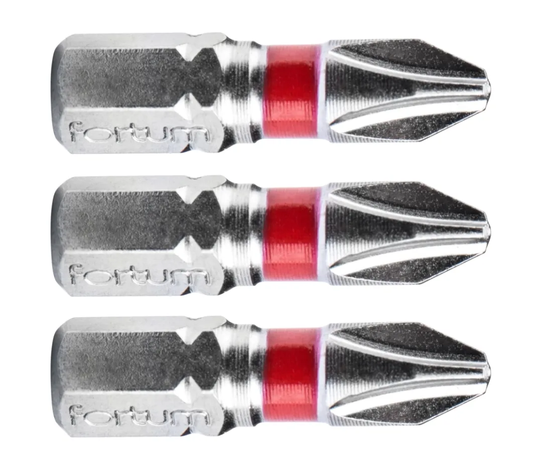 bit křížový phillips, sada 3ks, PH 2x25mm, S2