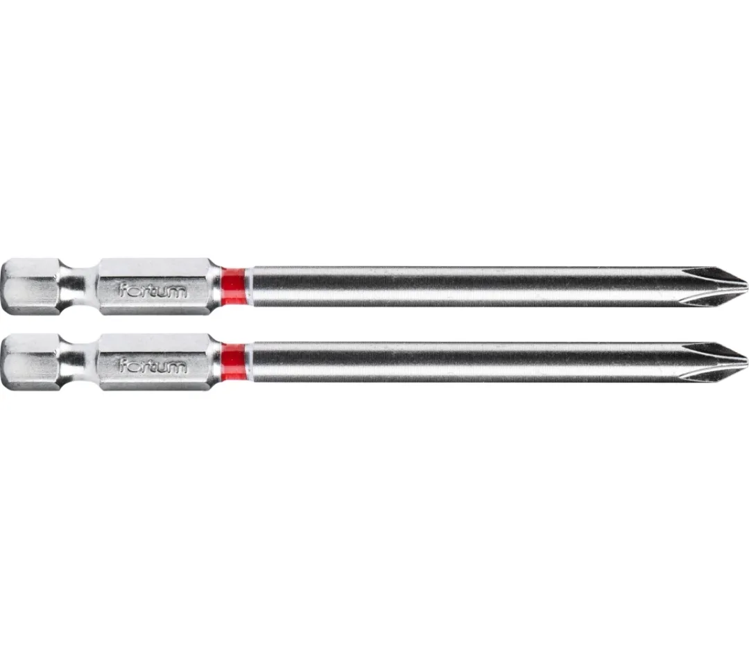 bit křížový phillips, sada 2ks, PH 1x90mm, S2 bit křížový phillips, sada 2ks, PH 1x90mm, S2