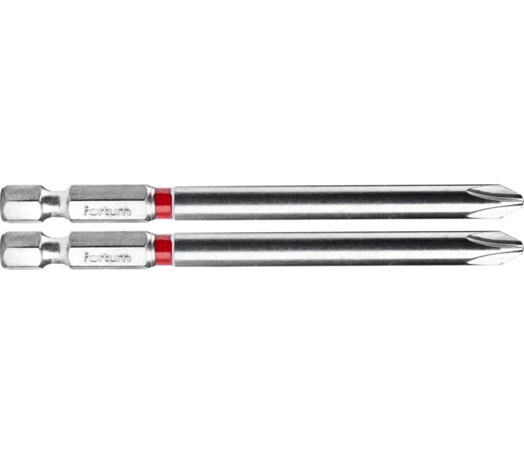 bit křížový phillips, sada 2ks, PH 2x90mm, S2 bit křížový phillips, sada 2ks, PH 2x90mm, S2