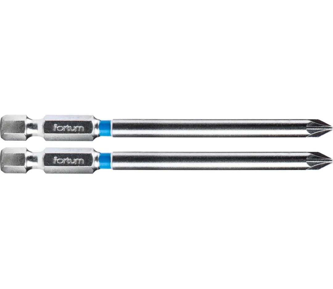 bit křížový pozidriv, sada 2ks, PZ 1x90mm, S2 bit křížový pozidriv, sada 2ks, PZ 1x90mm, S2